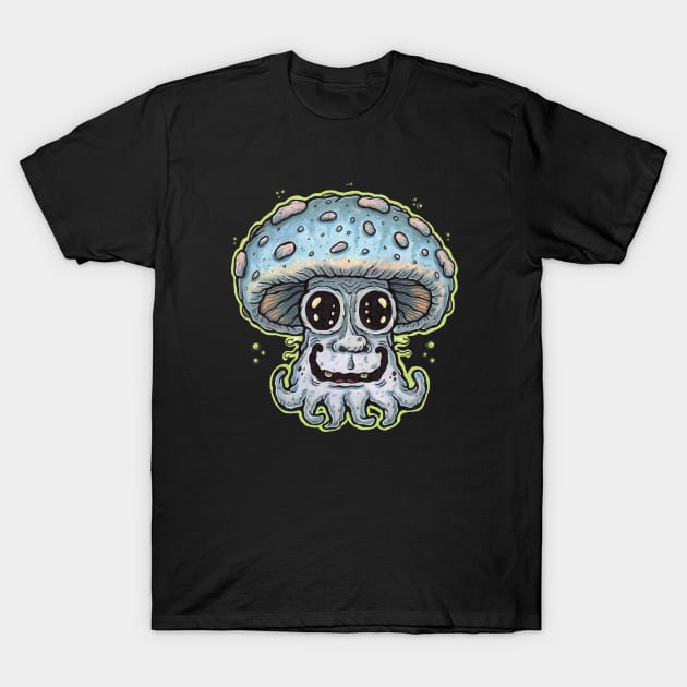 Tentacle Toadstool T-Shirt by marksgagne